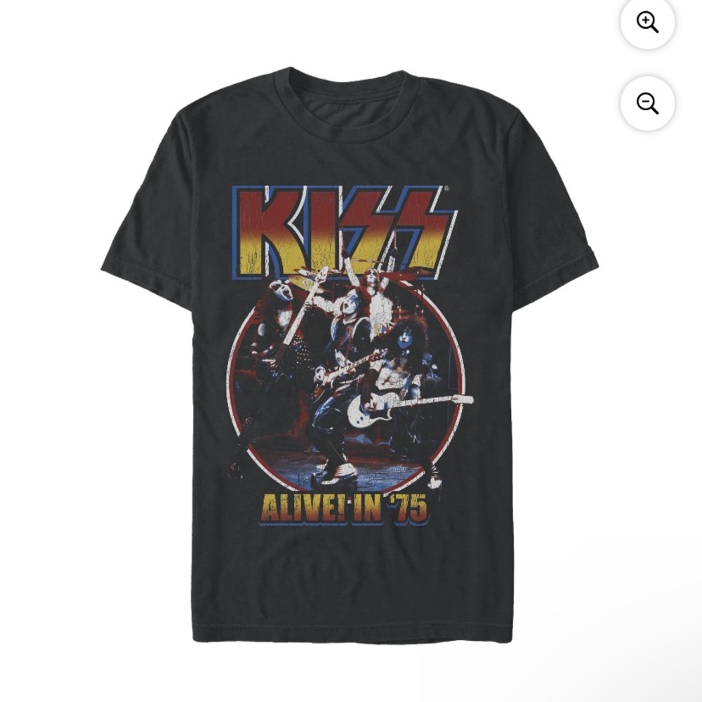 KISS Band Graphic T-Shirt